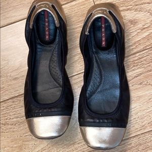 authentic Prada ballet flats